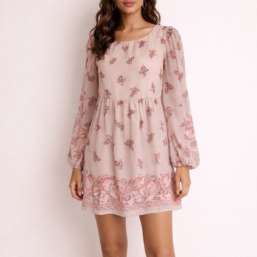 One September fr Anthropologie Tunic Mini Dress Size Small